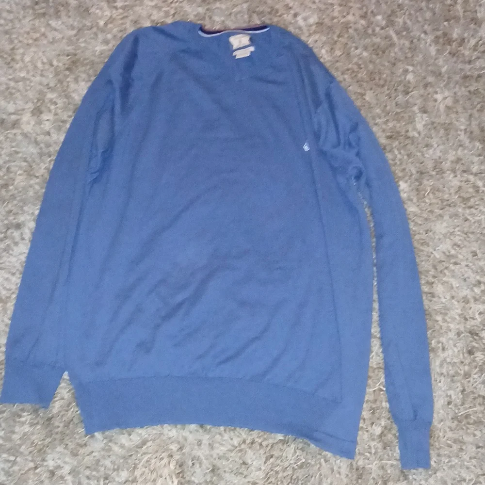 Men's Blue Sweater - Picture 3 of 6